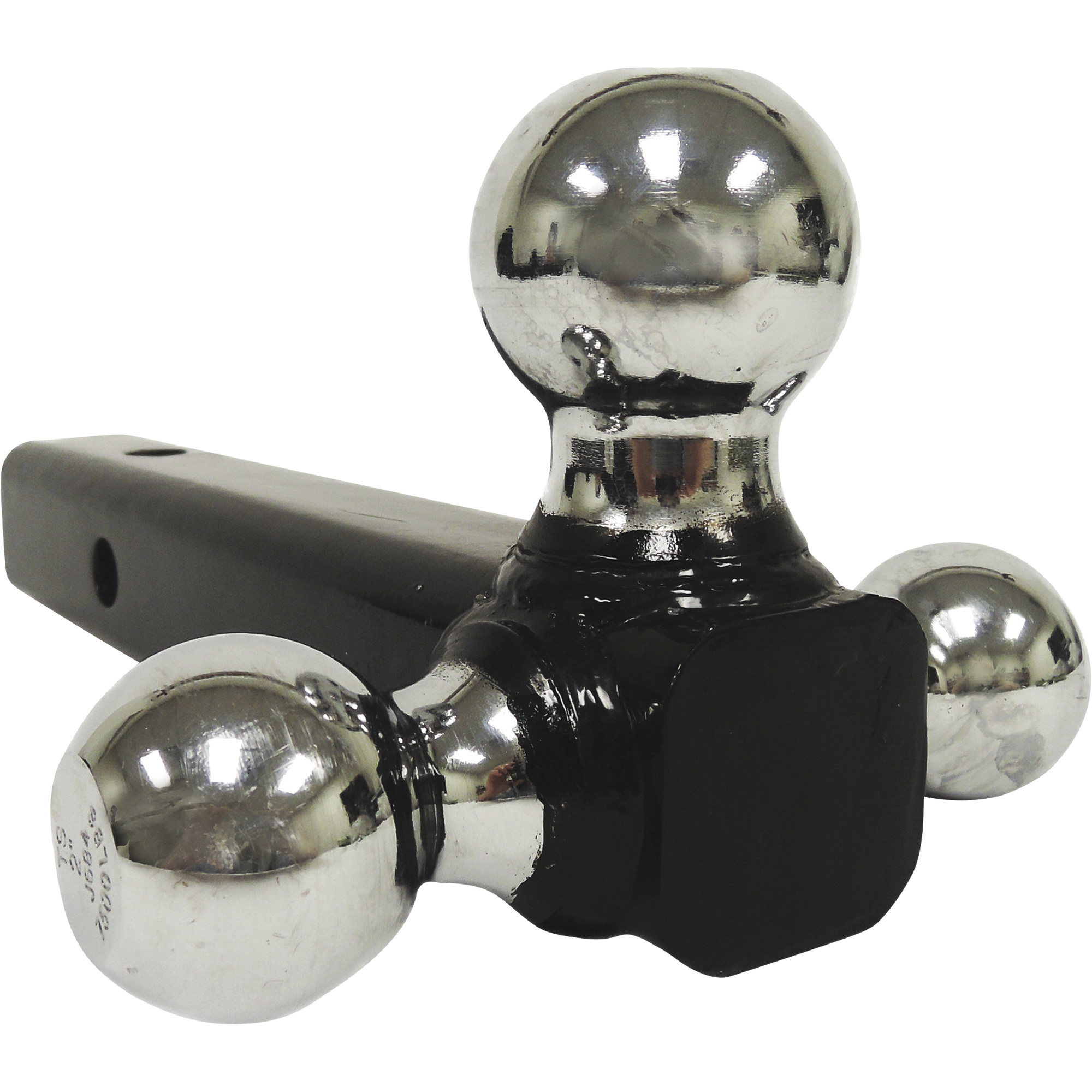 Ultra-Tow 2in. Tri-Ball Hollow Tube Mount, Class IV, Chrome